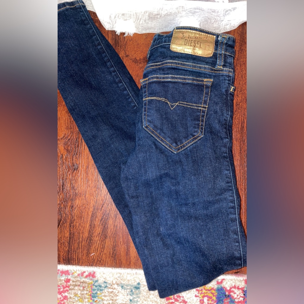 Diesel Jeans | Diesel Skinzee Super Slim-Skinny Regular Waist Size 25 |